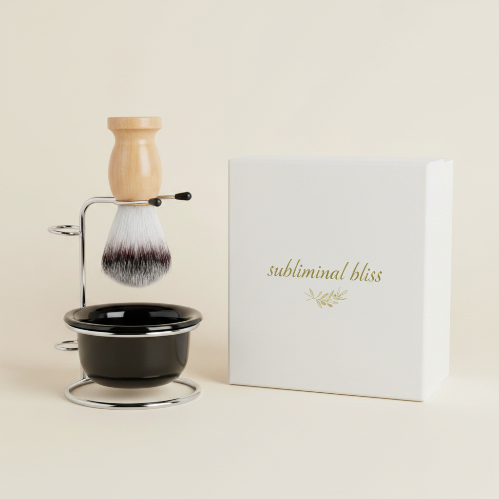 Barber Bliss™ – Men’s Wooden Premium Wet Shaving Kit