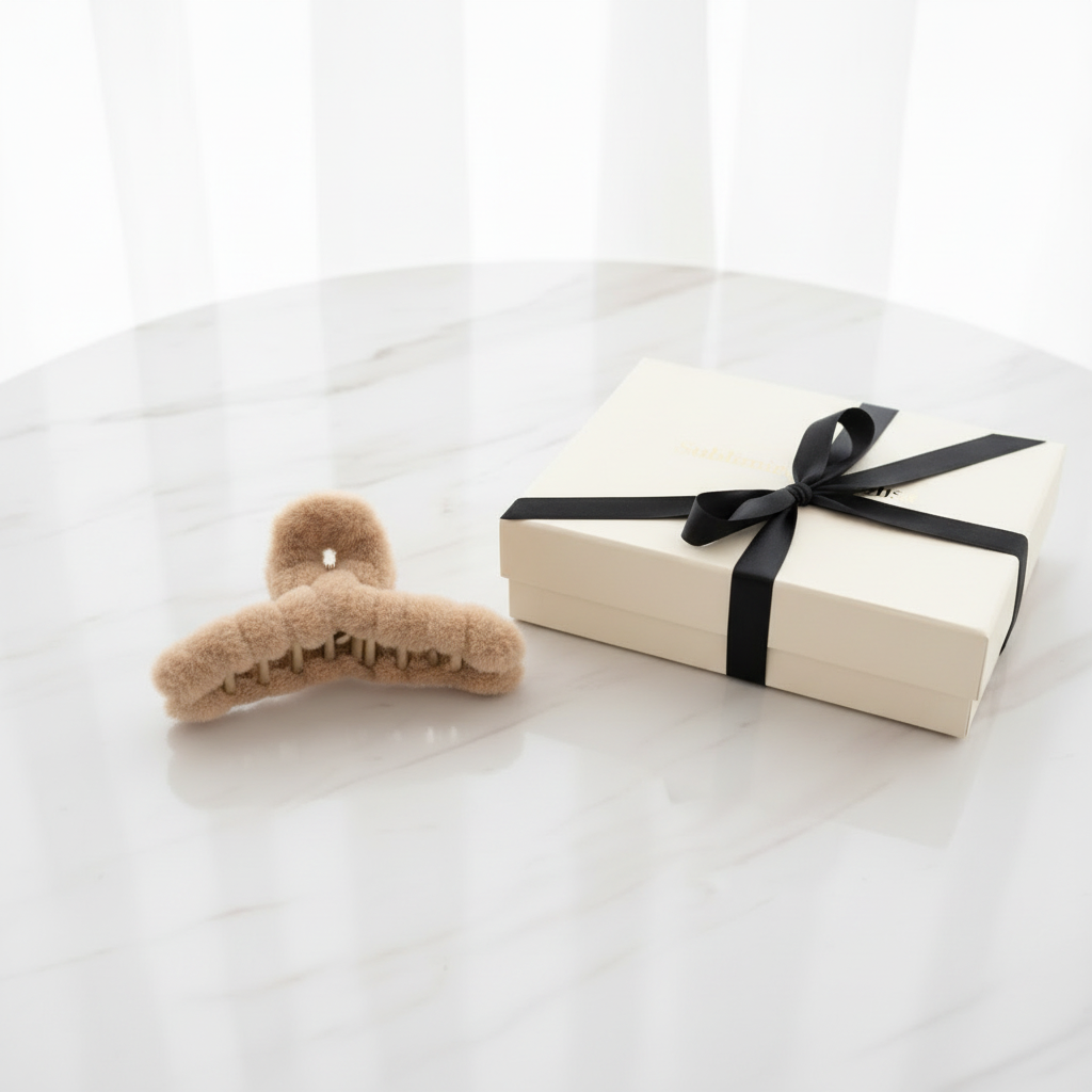 Cozy Claw™ – Large Plush Hair Clip