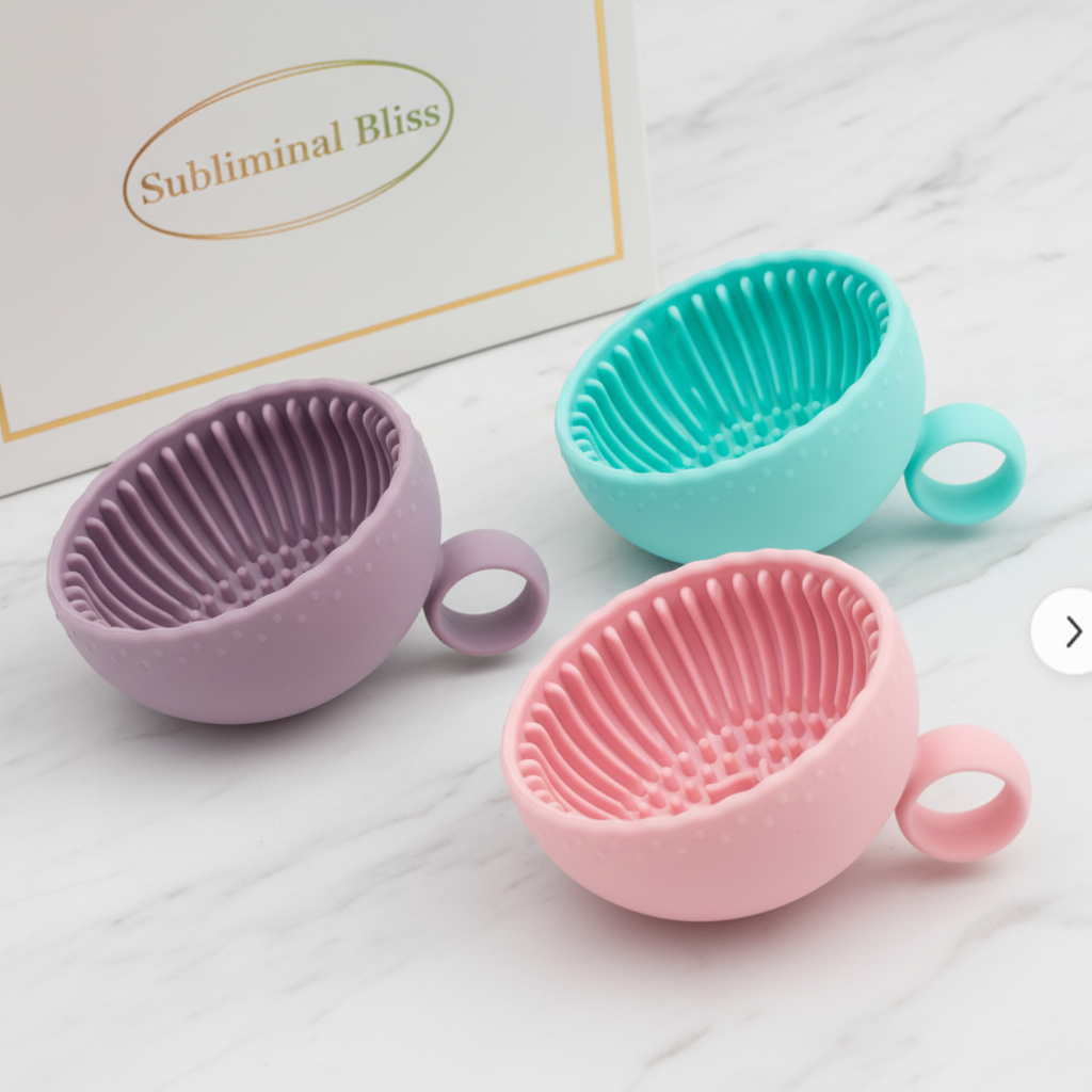 Clean Bliss™ – Makeup Brush Cleaning Bowl