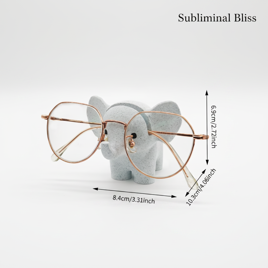 Frame Bliss™ – Elephant Eyeglass Holder