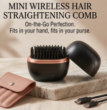 Sleek & Go™ – Mini Cordless Hair Comb