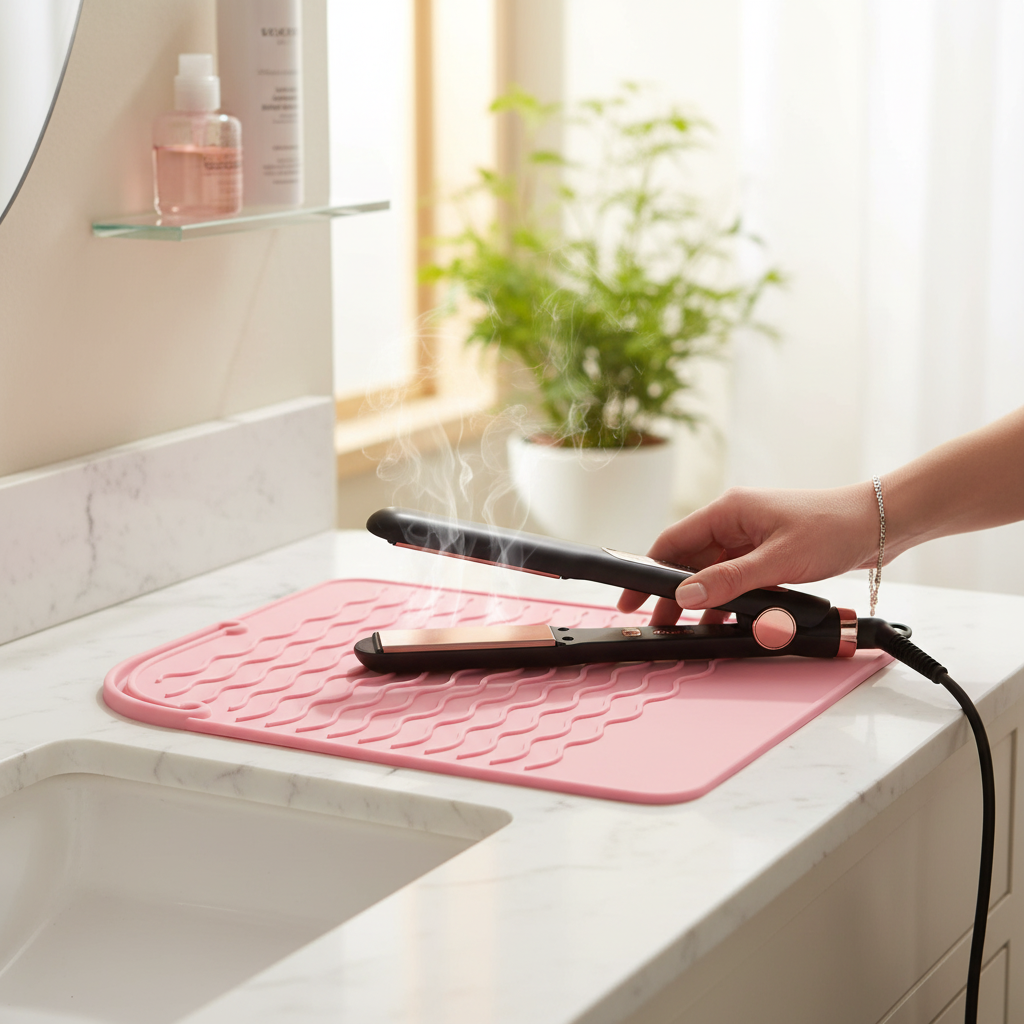 Heat Guard™ – Hair Styling Mat