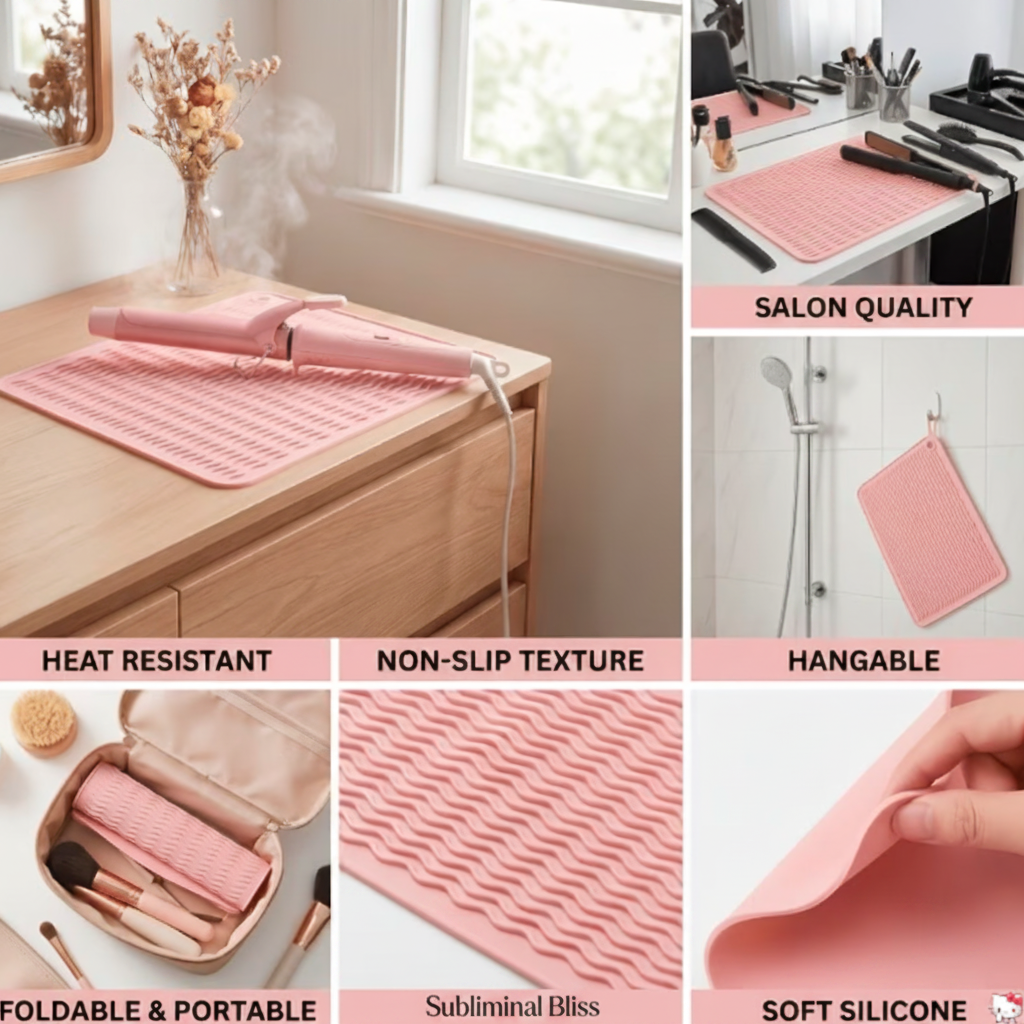 Heat Guard™ – Hair Styling Mat