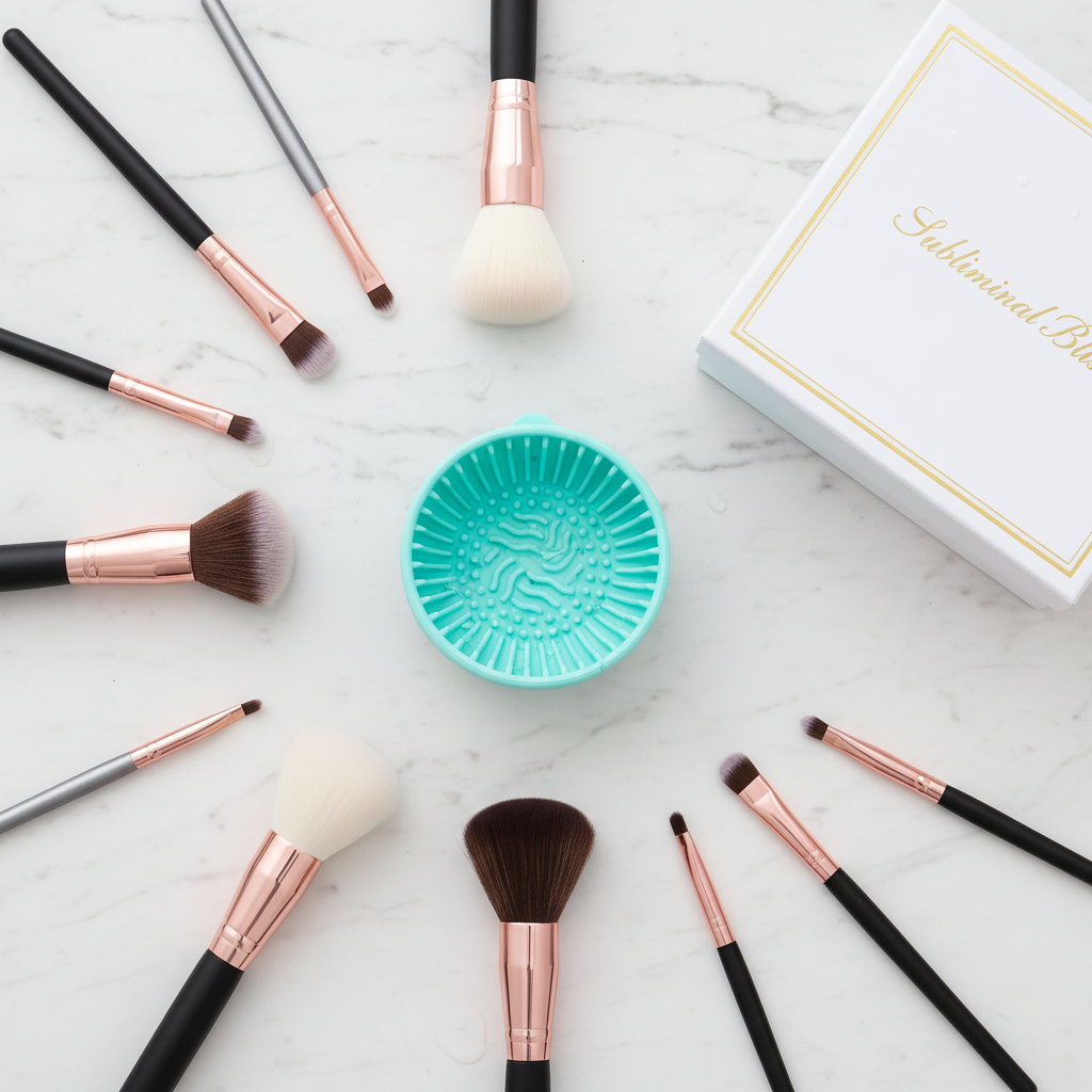 Clean Bliss™ – Makeup Brush Cleaning Bowl