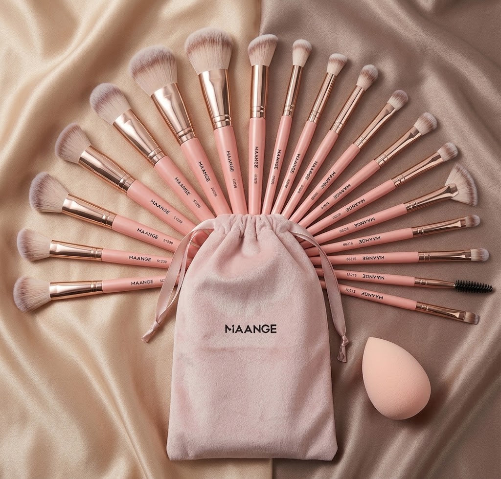 Beauty Bliss™ – Professional 19pc Makeup Brush Set