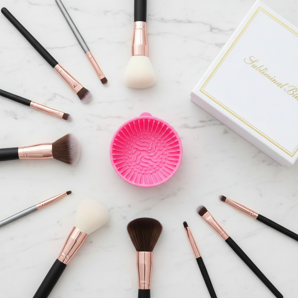 Clean Bliss™ – Makeup Brush Cleaning Bowl