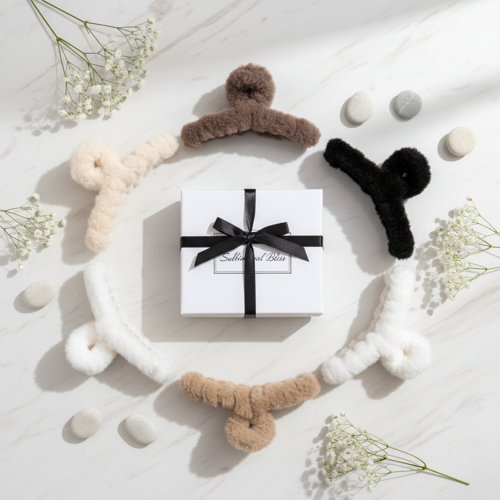 Cozy Claw™ – Large Plush Hair Clip