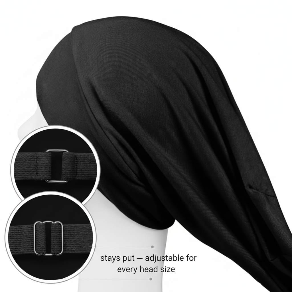 Silk Dream™ – Satin-Lined Sleep Cap