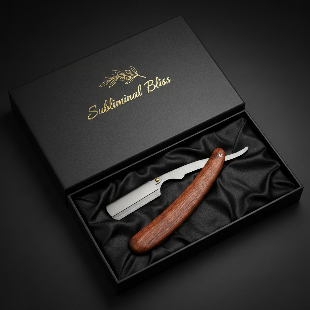 Gentleman’s Edge™ – Wooden Handle Straight Razor