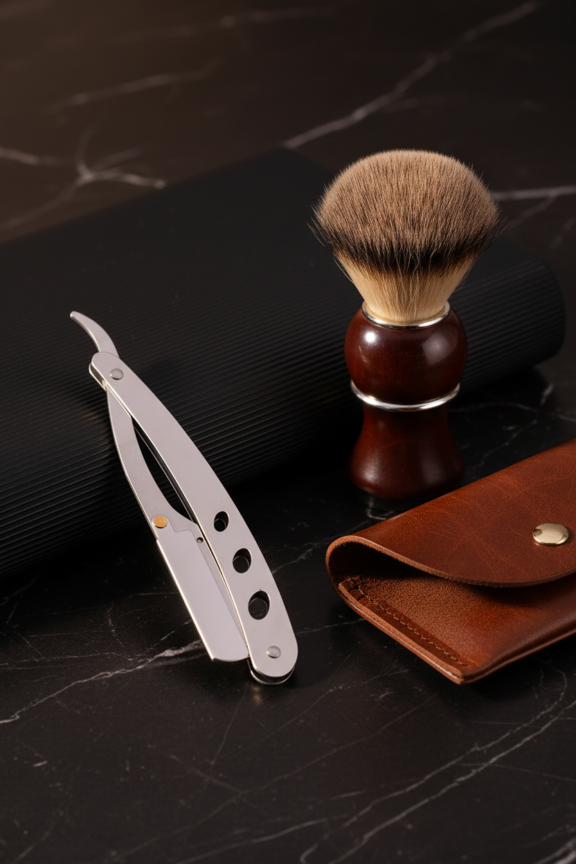 Gentleman’s Edge™ – Steel Straight Razor