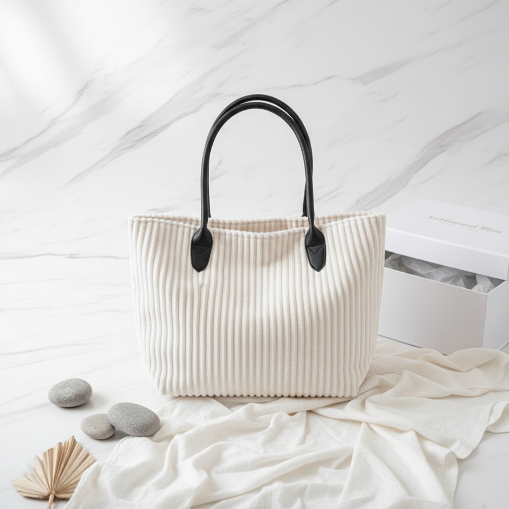 The Cozy Tote™ – Corduroy Everyday Bag