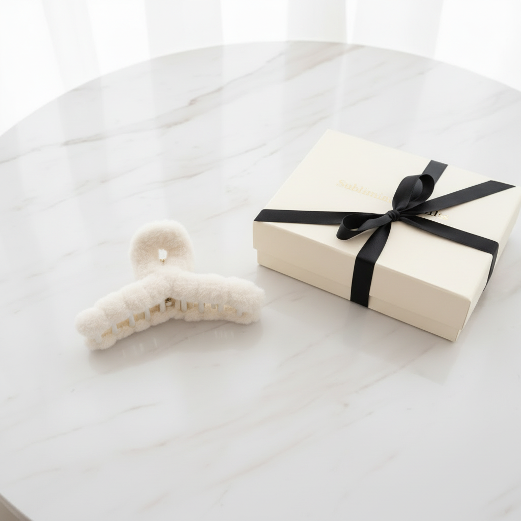 Cozy Claw™ – Large Plush Hair Clip