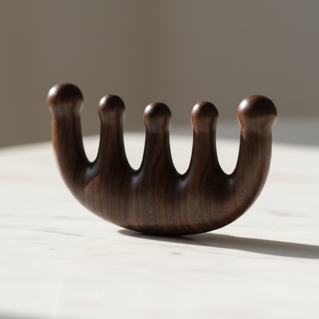 Scalp Serenity™ – Wooden Scalp Massager